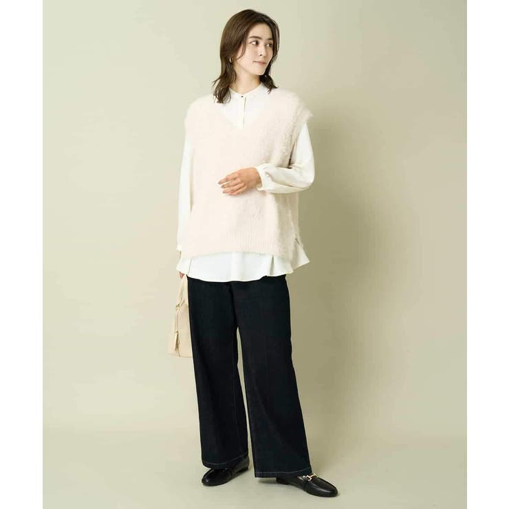 ウエスト切り替えペプラムブラウス | a.v.v【WOMEN】 | 詳細画像14 