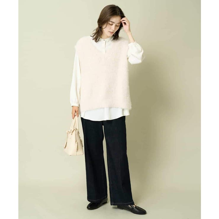 ウエスト切り替えペプラムブラウス | a.v.v【WOMEN】 | 詳細画像15 