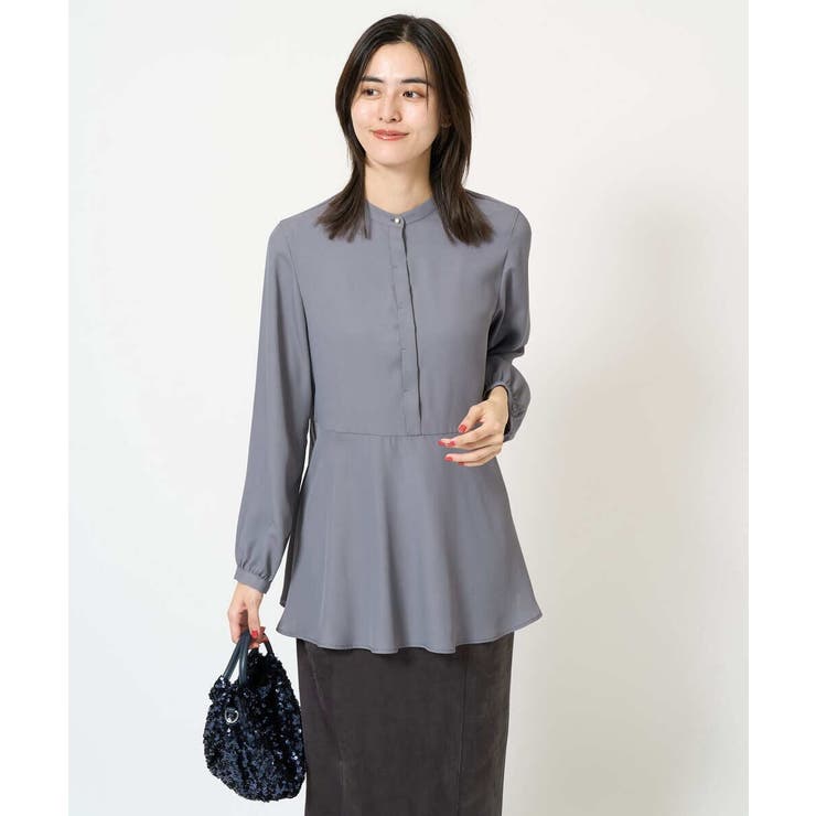 ウエスト切り替えペプラムブラウス | a.v.v【WOMEN】 | 詳細画像16 