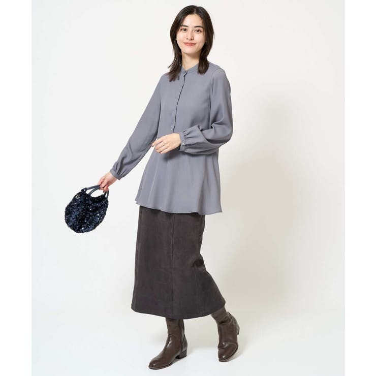 ウエスト切り替えペプラムブラウス | a.v.v【WOMEN】 | 詳細画像19 