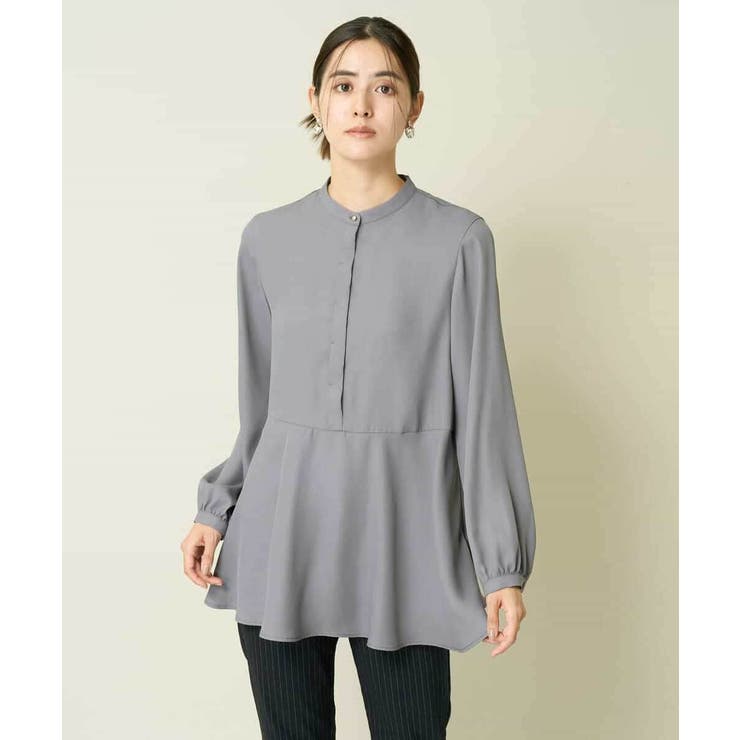 ウエスト切り替えペプラムブラウス | a.v.v【WOMEN】 | 詳細画像20 