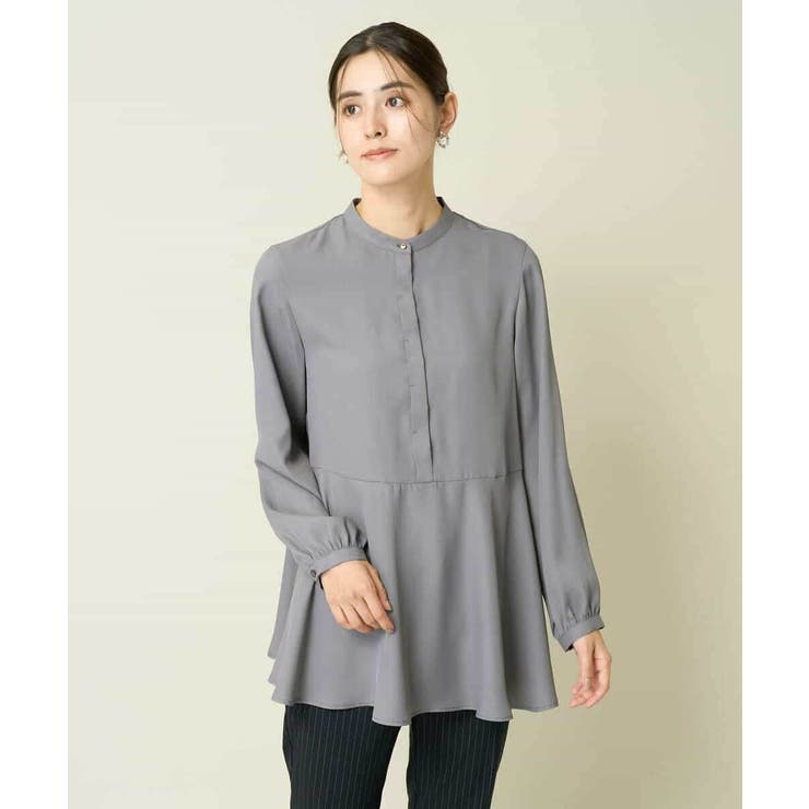 ウエスト切り替えペプラムブラウス | a.v.v【WOMEN】 | 詳細画像21 