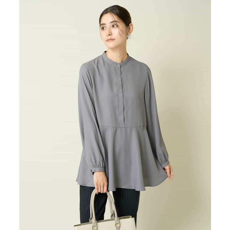 ウエスト切り替えペプラムブラウス | a.v.v【WOMEN】 | 詳細画像22 