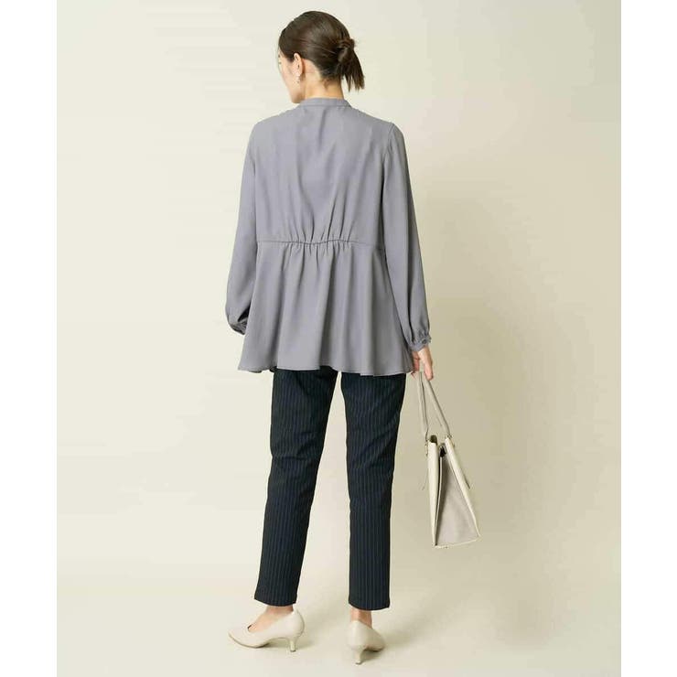 ウエスト切り替えペプラムブラウス | a.v.v【WOMEN】 | 詳細画像28 