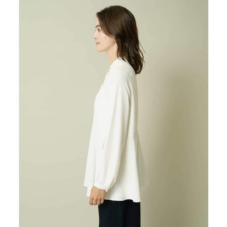 ウエスト切り替えペプラムブラウス | a.v.v【WOMEN】 | 詳細画像30 