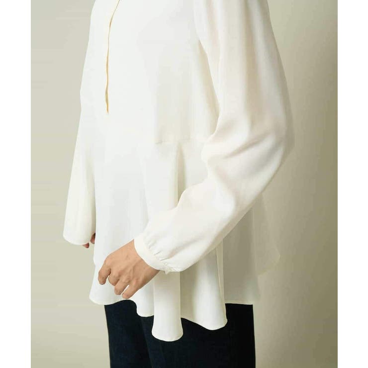 ウエスト切り替えペプラムブラウス | a.v.v【WOMEN】 | 詳細画像33 