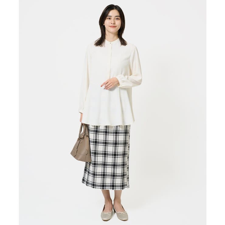 ウエスト切り替えペプラムブラウス | a.v.v【WOMEN】 | 詳細画像5 