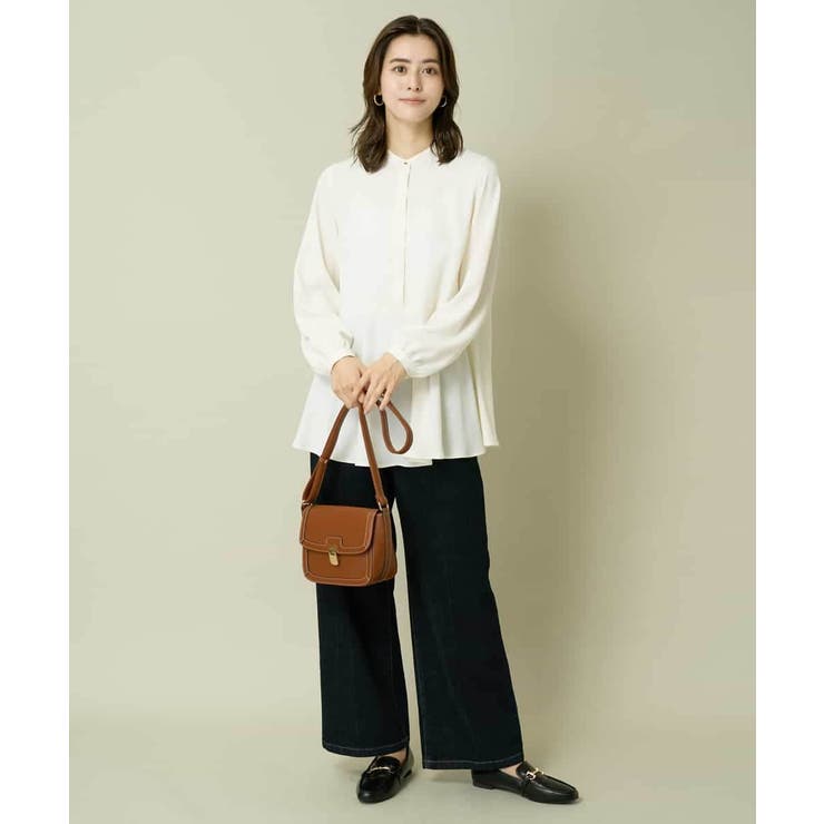 ウエスト切り替えペプラムブラウス | a.v.v【WOMEN】 | 詳細画像8 