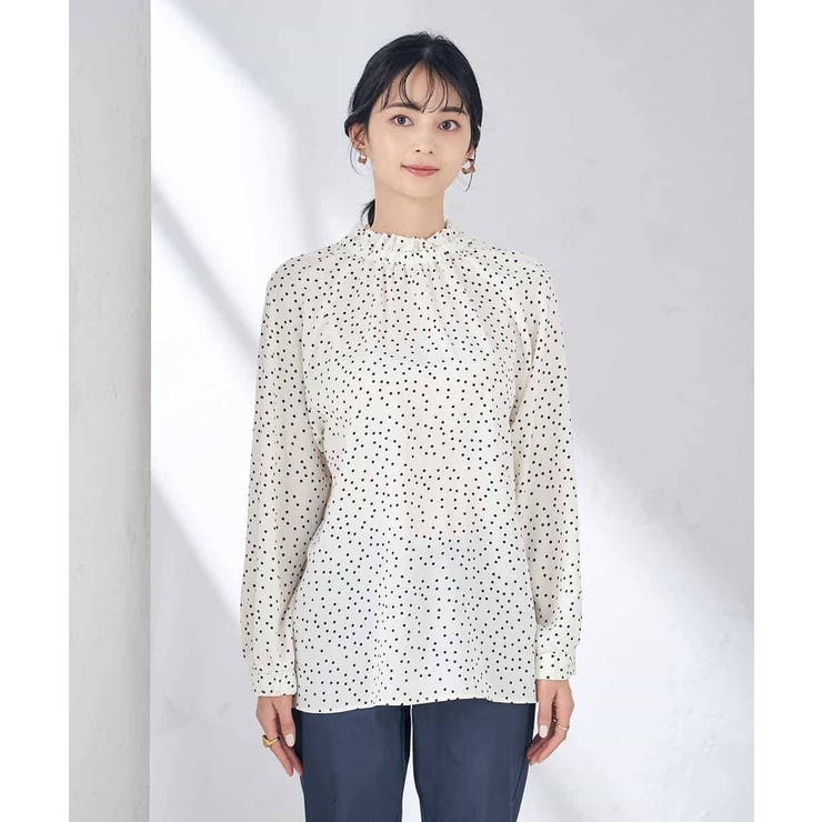 フリルネックボウタイブラウス | a.v.v【WOMEN】 | 詳細画像20 