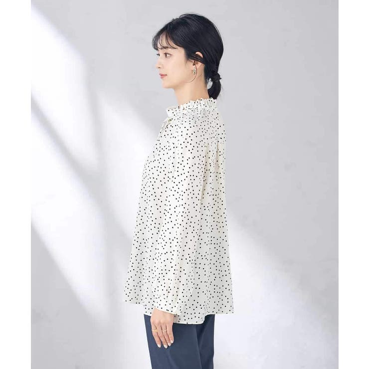 フリルネックボウタイブラウス | a.v.v【WOMEN】 | 詳細画像21 