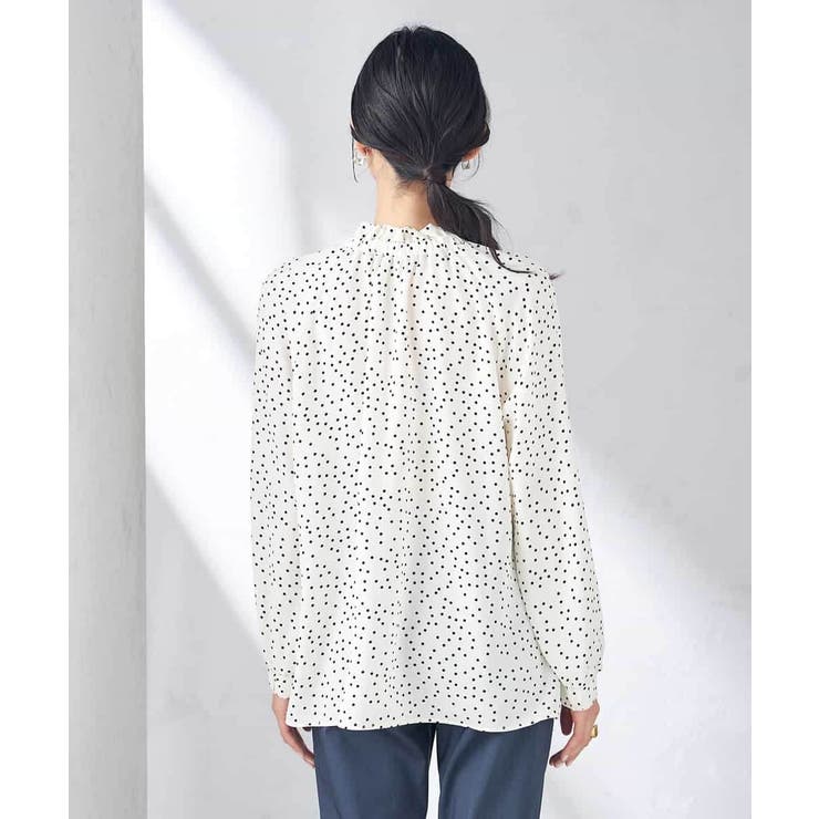 フリルネックボウタイブラウス | a.v.v【WOMEN】 | 詳細画像22 