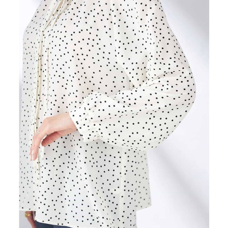 フリルネックボウタイブラウス | a.v.v【WOMEN】 | 詳細画像24 