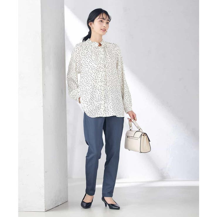 フリルネックボウタイブラウス | a.v.v【WOMEN】 | 詳細画像5 