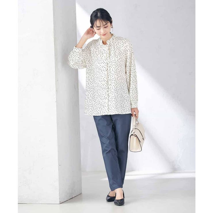 フリルネックボウタイブラウス | a.v.v【WOMEN】 | 詳細画像8 