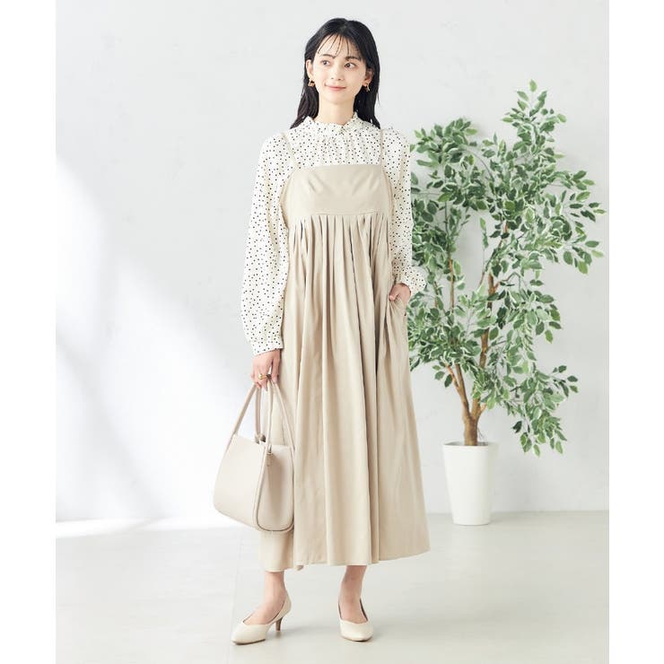 フリルネックボウタイブラウス | a.v.v【WOMEN】 | 詳細画像9 