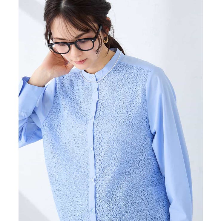 レースシャツ | a.v.v【WOMEN】 | 詳細画像1 