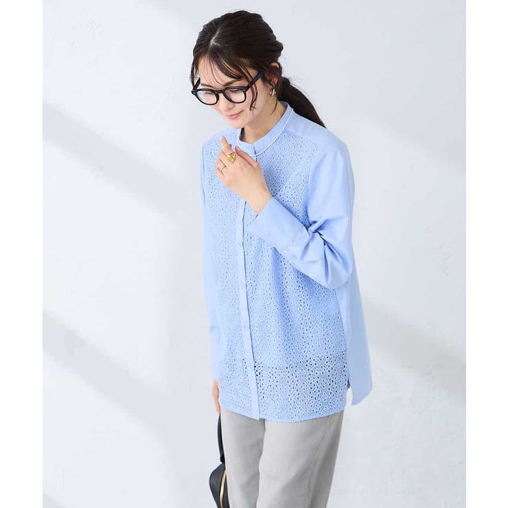 レースシャツ | a.v.v【WOMEN】 | 詳細画像3 