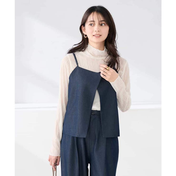 【2WAY/洗える】デニムライクビスチェ | a.v.v【WOMEN】 | 詳細画像5 
