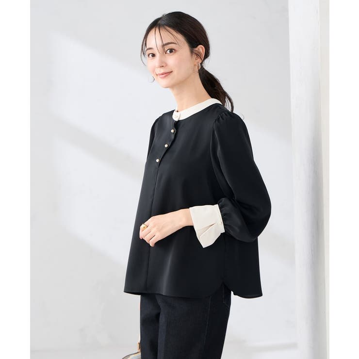 2WAYスタンドネックブラウス | a.v.v【WOMEN】 | 詳細画像19 