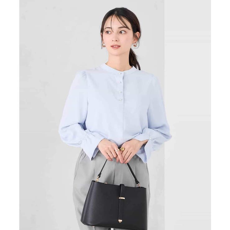 2WAYスタンドネックブラウス | a.v.v【WOMEN】 | 詳細画像2 