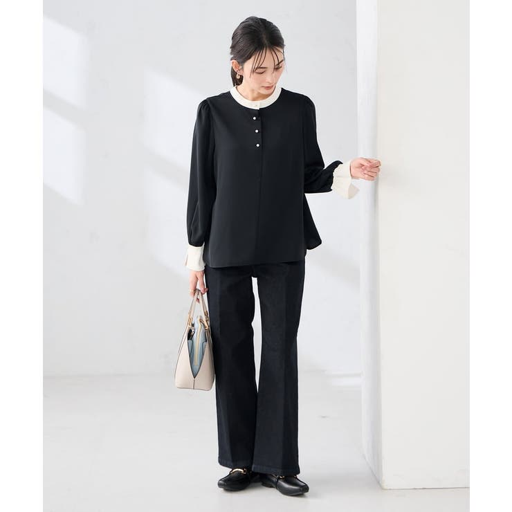 2WAYスタンドネックブラウス | a.v.v【WOMEN】 | 詳細画像20 