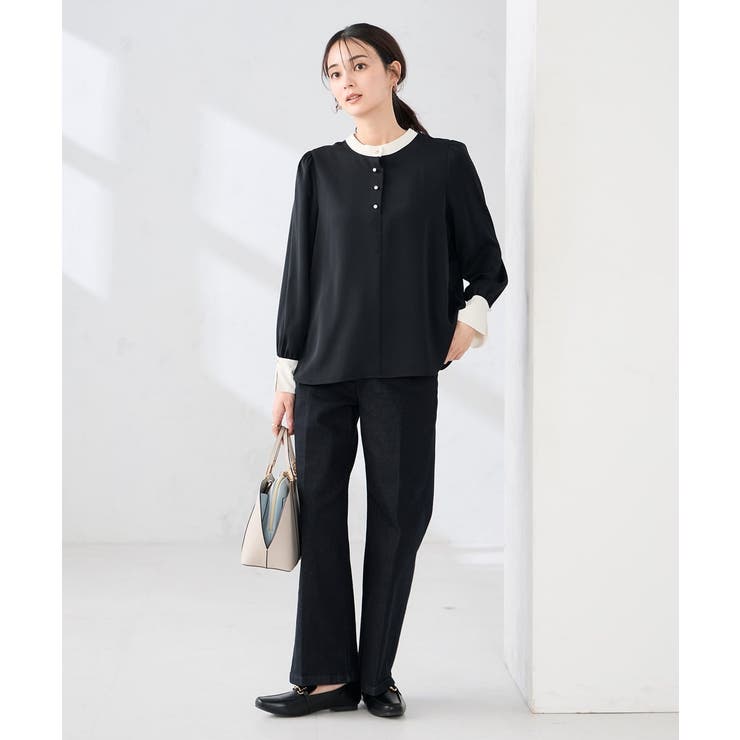 2WAYスタンドネックブラウス | a.v.v【WOMEN】 | 詳細画像21 