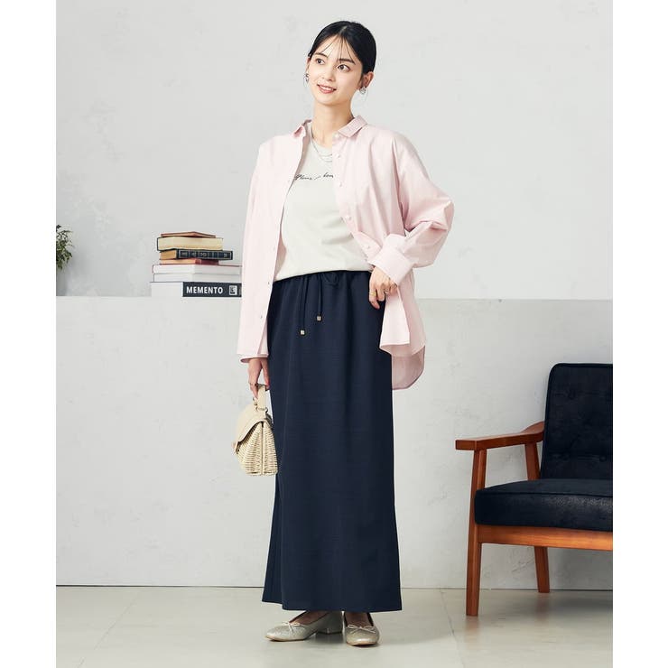 バックタックデザインシャツ | a.v.v【WOMEN】 | 詳細画像11 