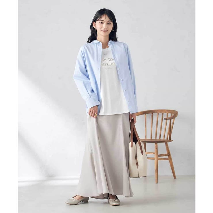 バックタックデザインシャツ | a.v.v【WOMEN】 | 詳細画像15 