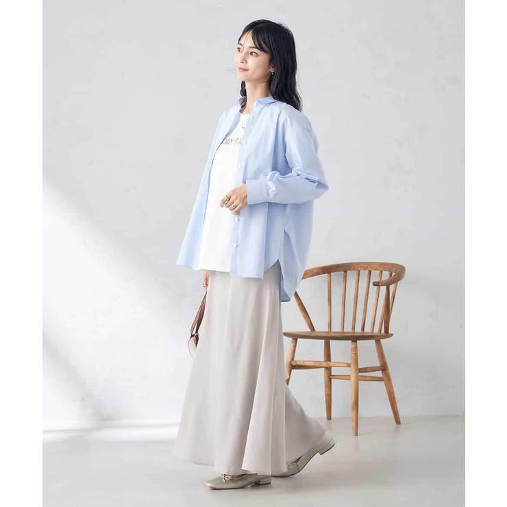 バックタックデザインシャツ | a.v.v【WOMEN】 | 詳細画像17 