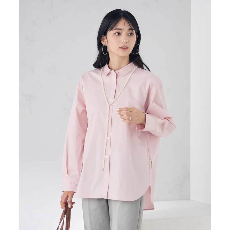 バックタックデザインシャツ | a.v.v【WOMEN】 | 詳細画像2 