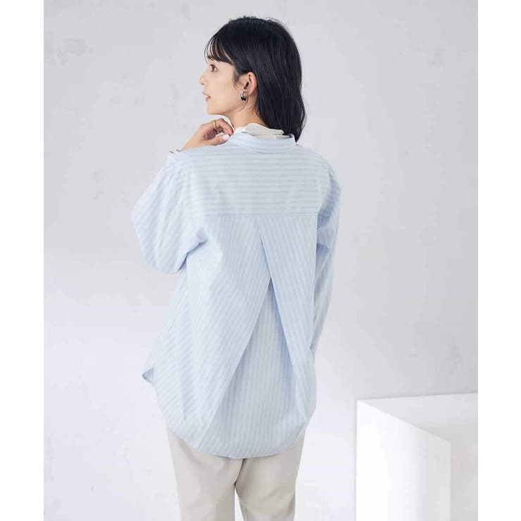 バックタックデザインシャツ | a.v.v【WOMEN】 | 詳細画像20 