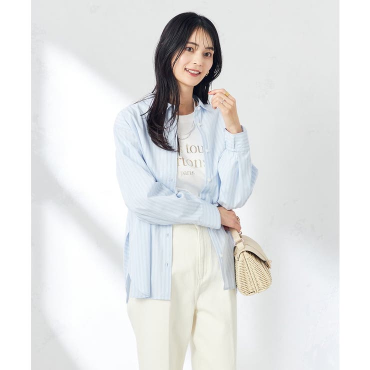 バックタックデザインシャツ | a.v.v【WOMEN】 | 詳細画像29 