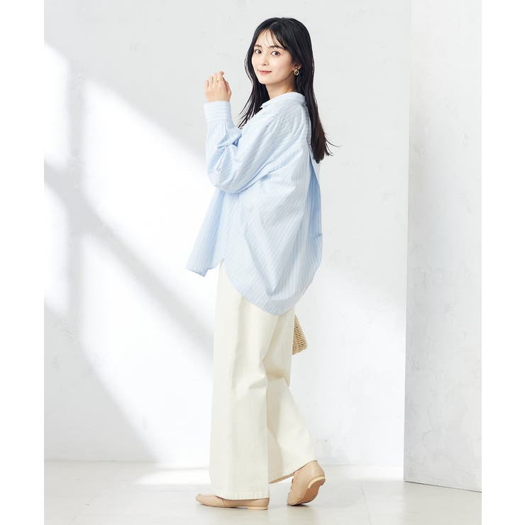 バックタックデザインシャツ | a.v.v【WOMEN】 | 詳細画像30 