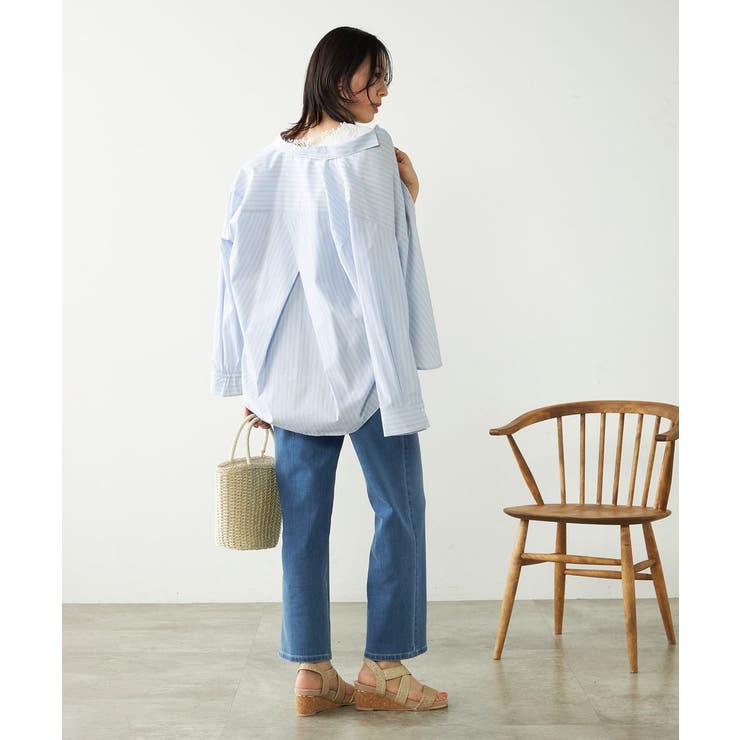 バックタックデザインシャツ | a.v.v【WOMEN】 | 詳細画像39 