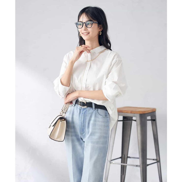 バックタックデザインシャツ | a.v.v【WOMEN】 | 詳細画像50 