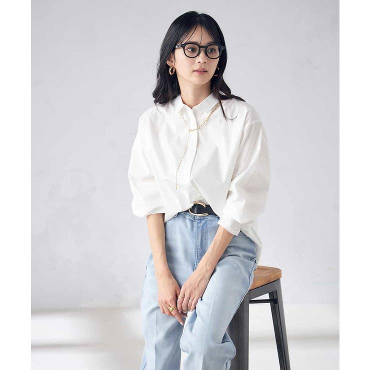 バックタックデザインシャツ | a.v.v【WOMEN】 | 詳細画像52 