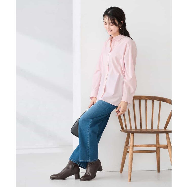 【防シワ】ベーシックシャツ | a.v.v【WOMEN】 | 詳細画像10 