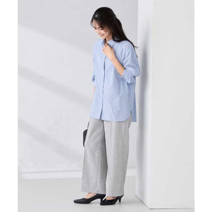 【防シワ】ベーシックシャツ | a.v.v【WOMEN】 | 詳細画像16 