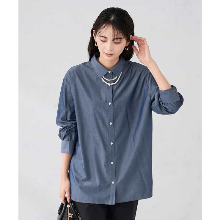 【防シワ】ベーシックシャツ | a.v.v【WOMEN】 | 詳細画像28 