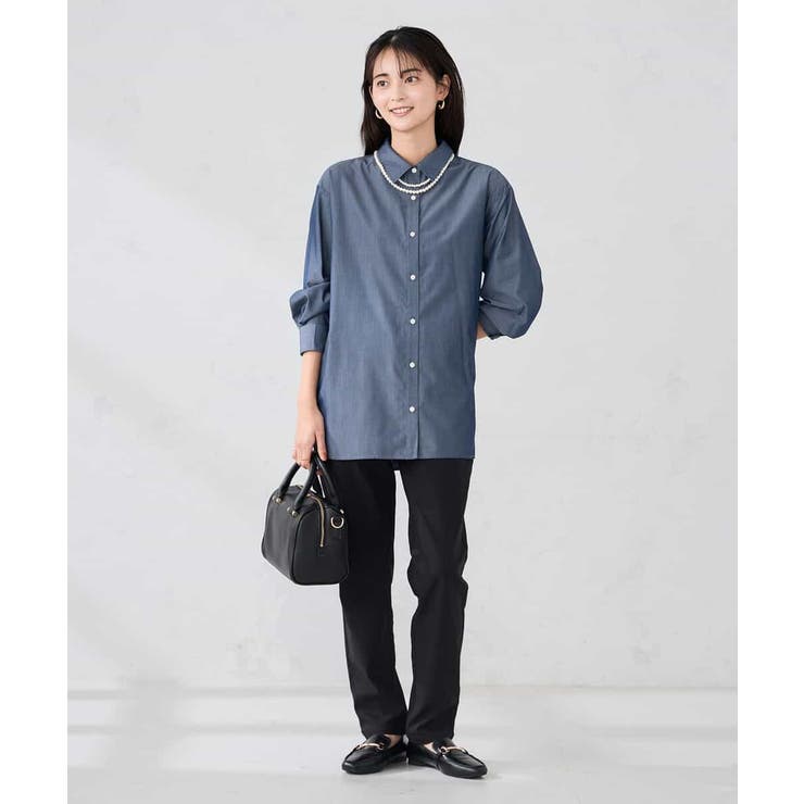 【防シワ】ベーシックシャツ | a.v.v【WOMEN】 | 詳細画像33 