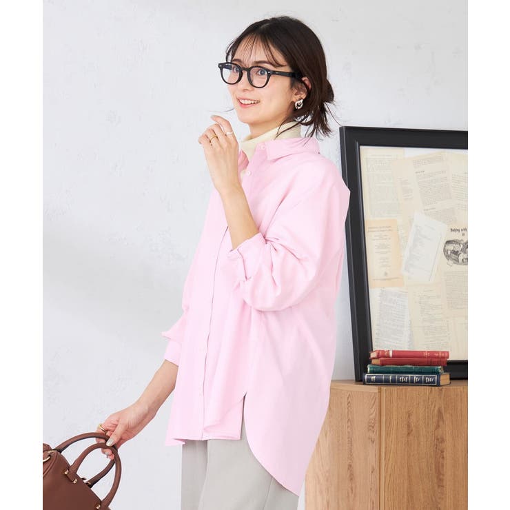 【防シワ】ベーシックシャツ | a.v.v【WOMEN】 | 詳細画像4 