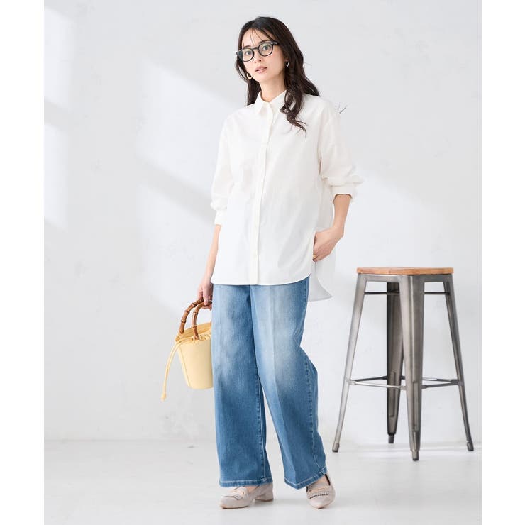 【防シワ】ベーシックシャツ | a.v.v【WOMEN】 | 詳細画像57 