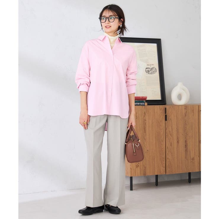 【防シワ】ベーシックシャツ | a.v.v【WOMEN】 | 詳細画像7 