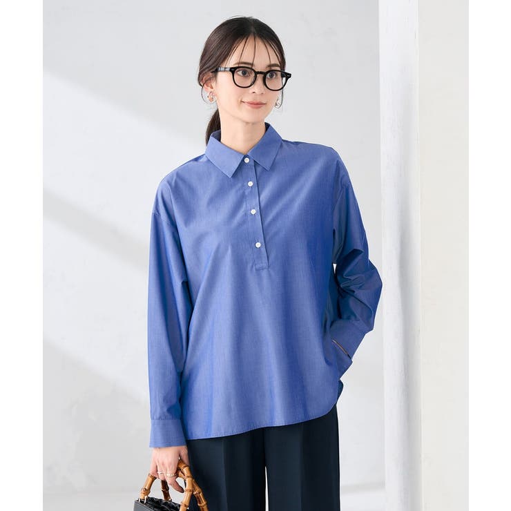 【防シワ】スキッパーシャツ | a.v.v【WOMEN】 | 詳細画像11 