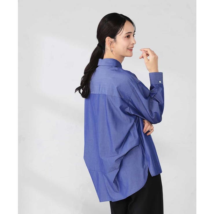 【防シワ】スキッパーシャツ | a.v.v【WOMEN】 | 詳細画像13 