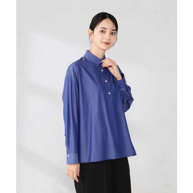 【防シワ】スキッパーシャツ | a.v.v【WOMEN】 | 詳細画像14 