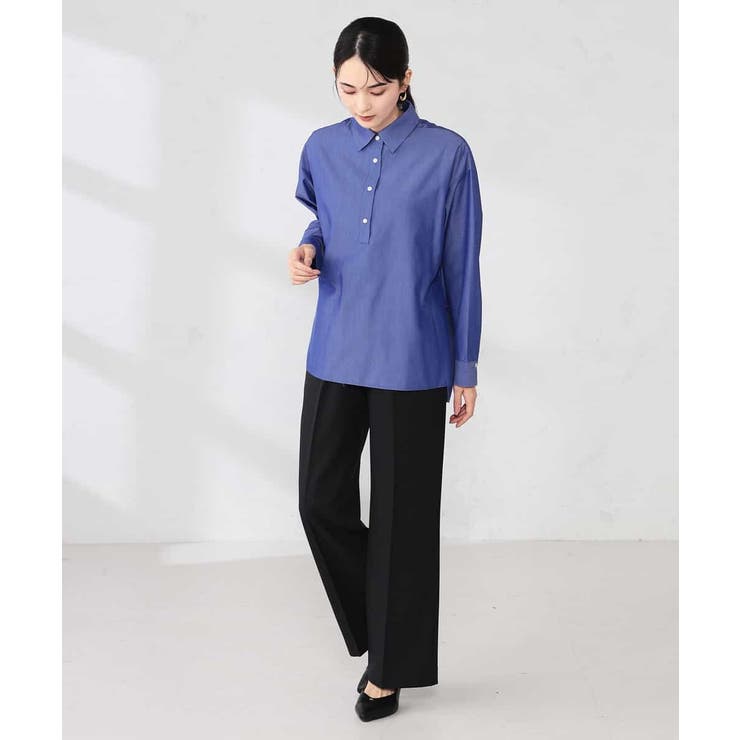 【防シワ】スキッパーシャツ | a.v.v【WOMEN】 | 詳細画像17 