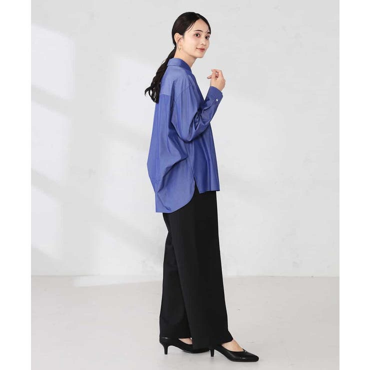 【防シワ】スキッパーシャツ | a.v.v【WOMEN】 | 詳細画像21 