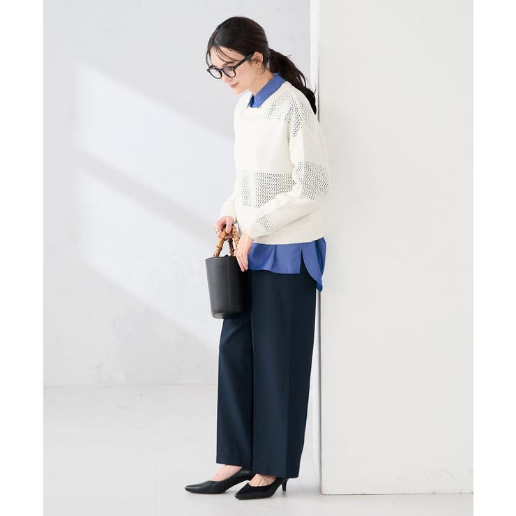 【防シワ】スキッパーシャツ | a.v.v【WOMEN】 | 詳細画像24 