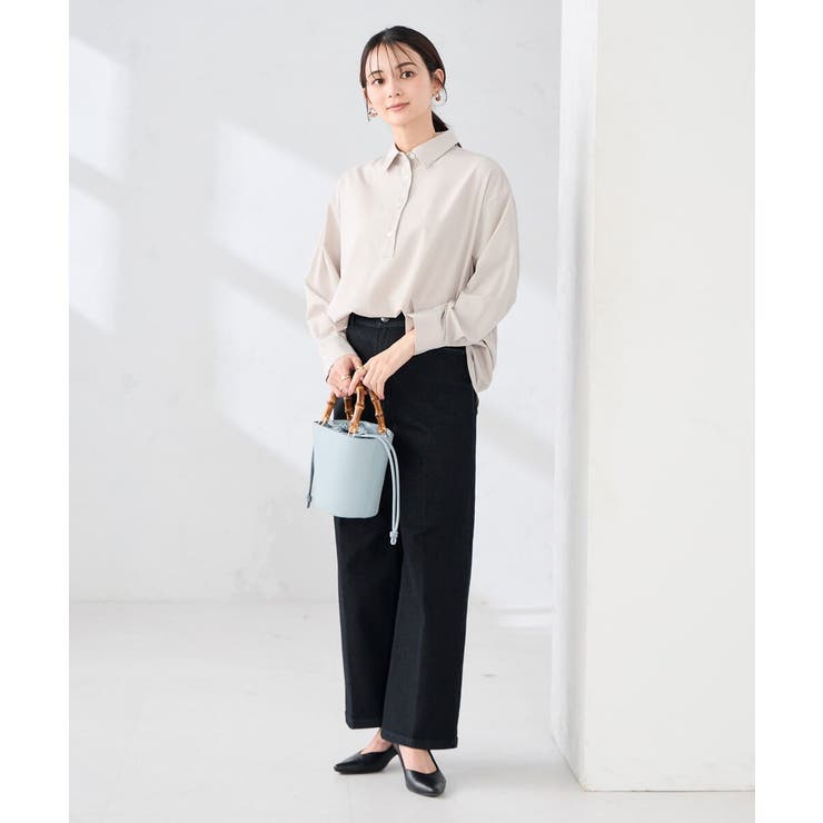 【防シワ】スキッパーシャツ | a.v.v【WOMEN】 | 詳細画像27 